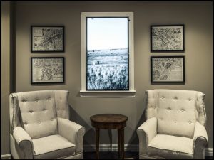 The living room of an apartment at the Survival Condo Project. Photograph by Dan Winters for The New Yorker